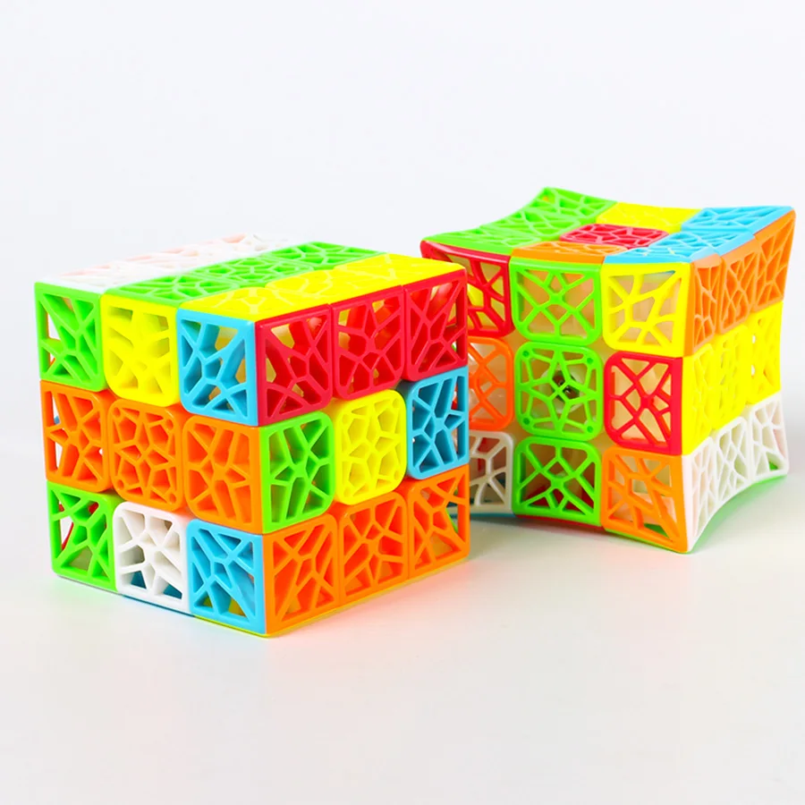 QiYi DNA Hollow 3x3x3 головоломка куб магический скоростной куб 3x3 56 мм игровые кубики без наклеек вогнутые игрушки для детей