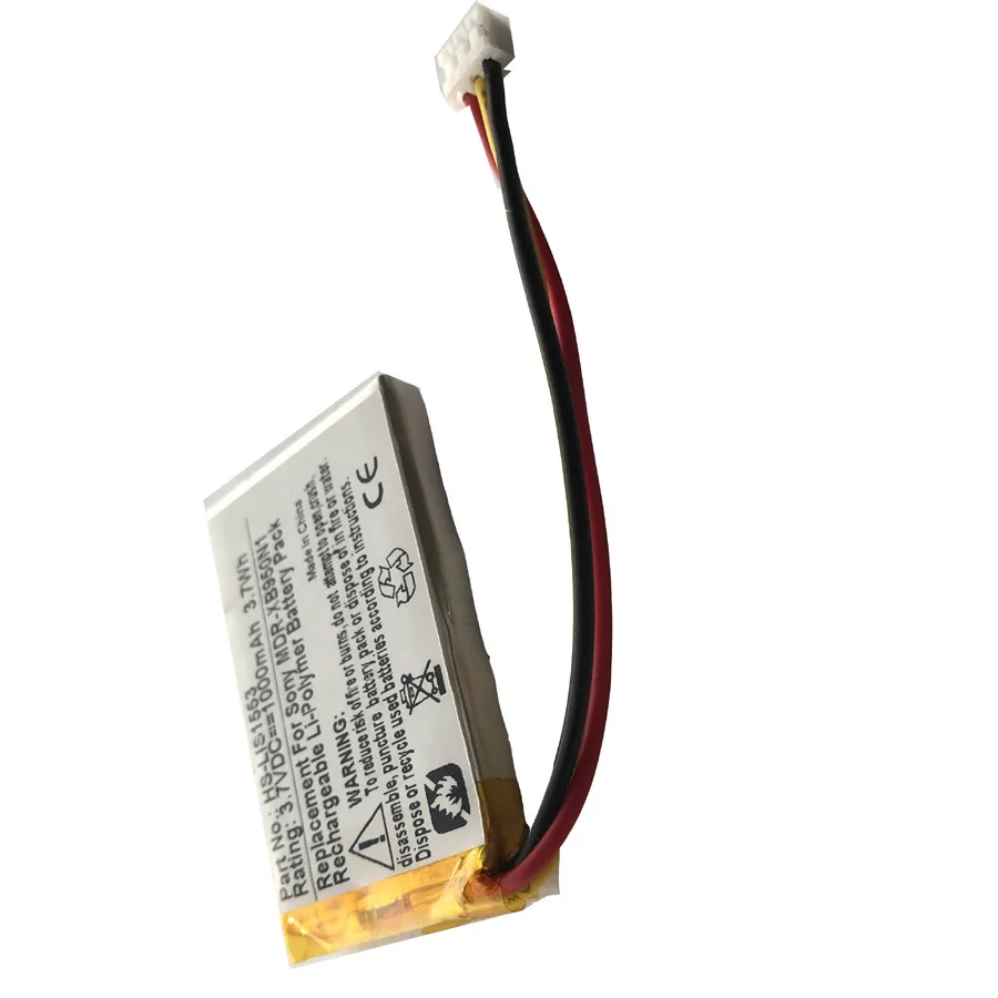 TTVXO Аккумулятор для беспроводной гарнитуры sony MDR XB950N1 US633446E LIS1553