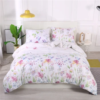 

2/3pcs Fashion Simple Series Bedding Set US/EU/AU Queen King Size Bedclothes Soft Breathable Duvet Cover Pillow Case