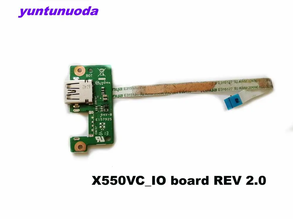 Оригинальная USB плата для ASUS X550VC_IO REV 2 0 протестирована хорошая Бесплатная