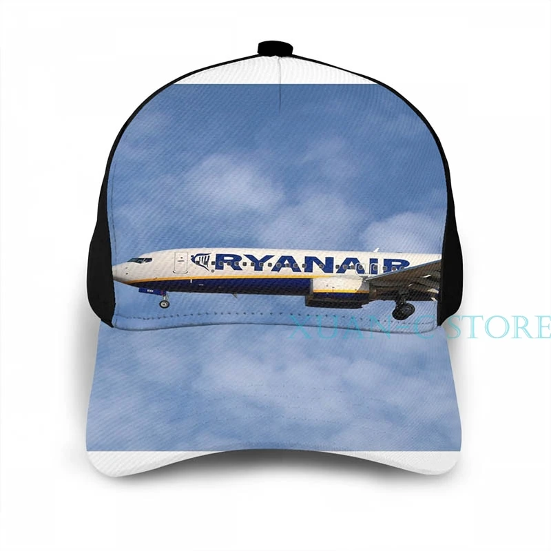 Ryanair Boeing 737-8AS баскетбольная Кепка(2) мужская и женская модная черная шляпа унисекс с принтом