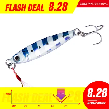 

Hunthouse fishing metal jig lure fishing lure tiny Metal jigging Cast Jigging Spoon 15/25/30/45g Shore Casting Lead Fish