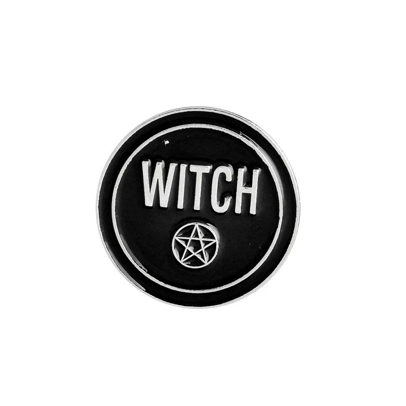 3 шт. ведьмы сделать это лучше ведьмы ouija черные магниты в виде Луны значки броши-Значки для лацкана эмалированные значки на рюкзак сумка аксессуары - Цвет: 2