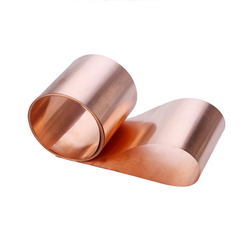 T2 Copper Sheet Copper Strip 0.1-0.6mm Thick Any Size Cut Tool Conductive Metal 