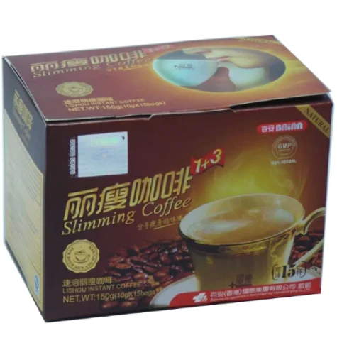3 коробки-slinming Ins~ tant coffee 15 пакетиков/коробка диета питьевой потери Wieght здоровый слин