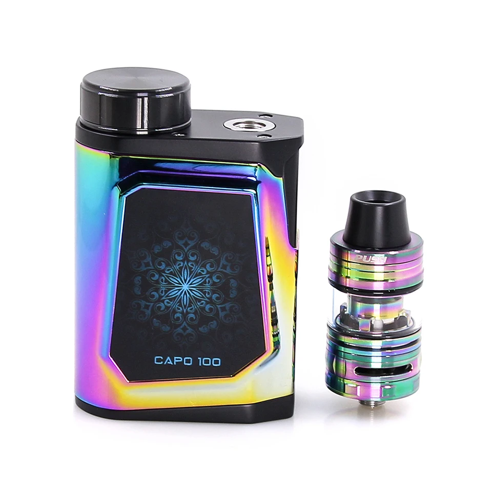 Оригинал IJOY CAPO 100 Вт Vape комплект TC коробка мод с 26 мм 2 мл атомайзер 21700 батарея