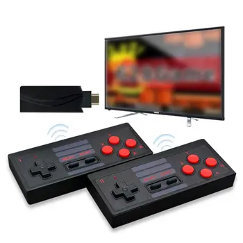 

4K TV Game Console Built in 628 Classic Games Retro Console Wireless Controller Output Doubles Dual Player