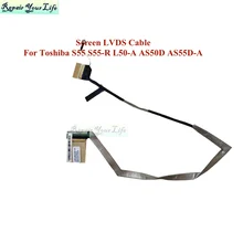 New TOSHIBA C40 DC020025N00 ASWAA LED LCD Screen LVDS VIDEO FLEX Cable