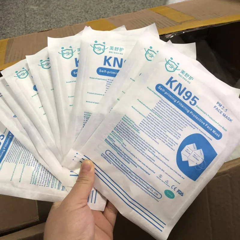 

20pcs Individual Package KN95 Mask White face Mask PM2.5 Mask Breathable Earloop Masks women men