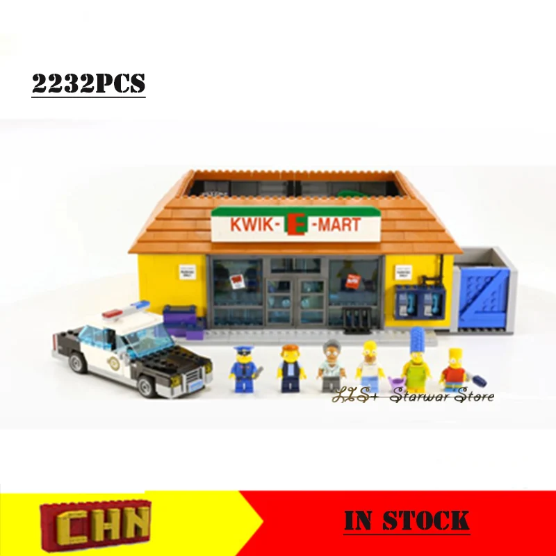 

16005 16004 Movie Series Kwik-E-Mart house Model Building Blocks Bricks Compatible with 71006 71016 toys for Kids