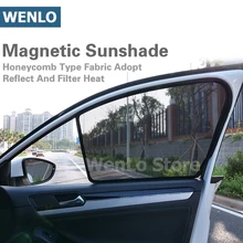 WENLO 2 шт. магнитный автомобильный солнцезащитный козырек на переднюю сторону окна для Suzuki Jimny SX4 Grand Vitara S-CROSS Swift sport SOLIO Hustler занавес