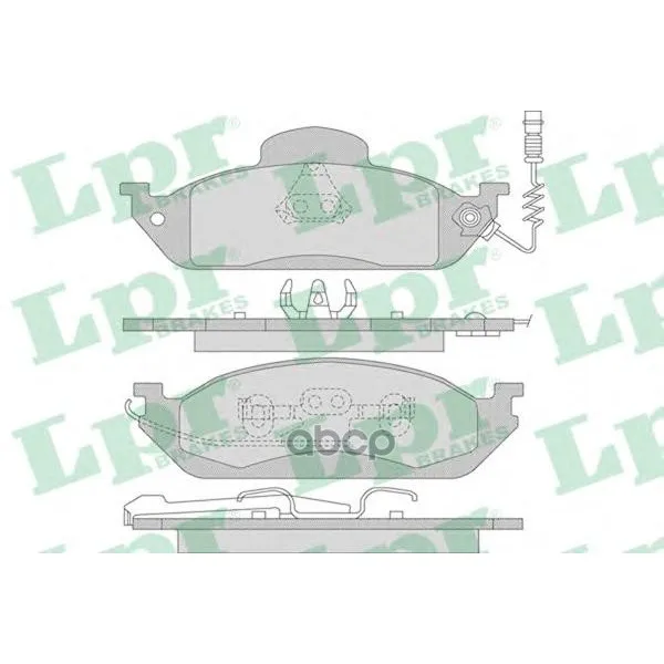 Колодки Тормозные Mercedes W163 Ml230-Ml430 Передние Lpr 05p983 Lpr арт. 05P983