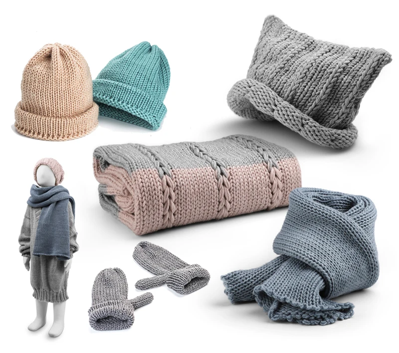Manual Automatic Knitting Machine DIY Wool Crochet Scarf Sweater Adult Children Hats Socks Artifact Knitting Tools 22/40/48 Need