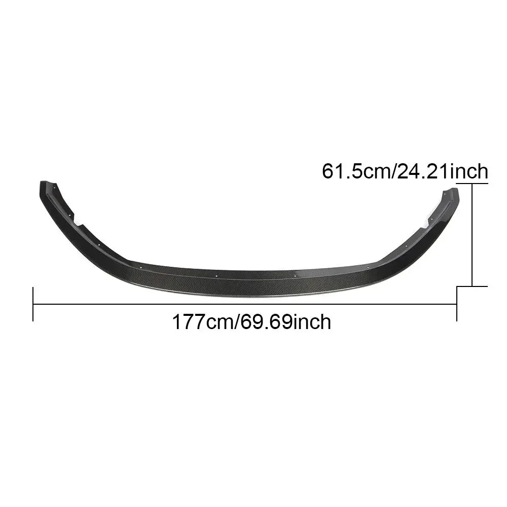 Carbon Fiber Front Bumper Lip for Maserati GranTurismo GT 2007 2008 2009 Front Bumper Lip Splitters