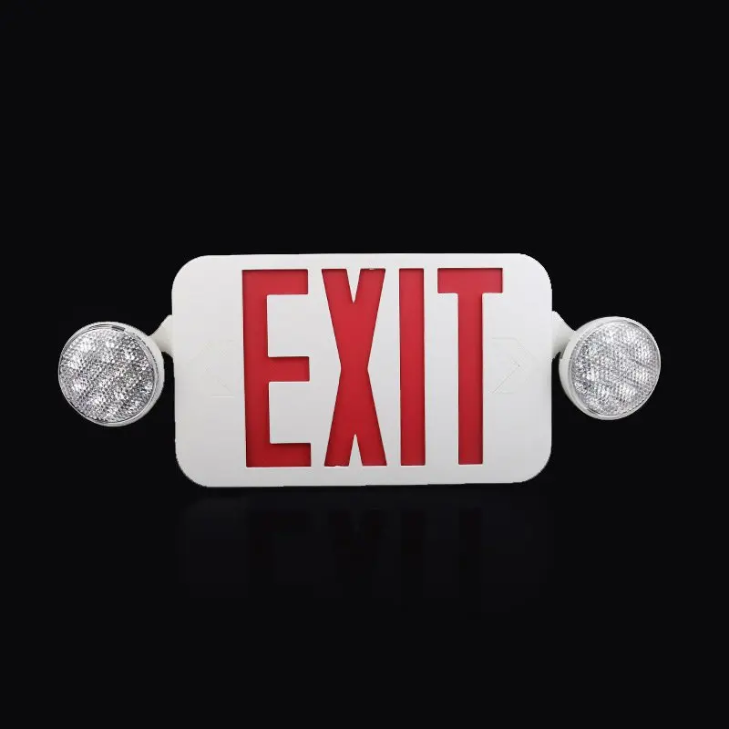 

6pcs Fire Emergency LED Light EXIT Identification Passage Evacuation Lighting Nickel Cadmium Battery ABS Safety Protection Lamps