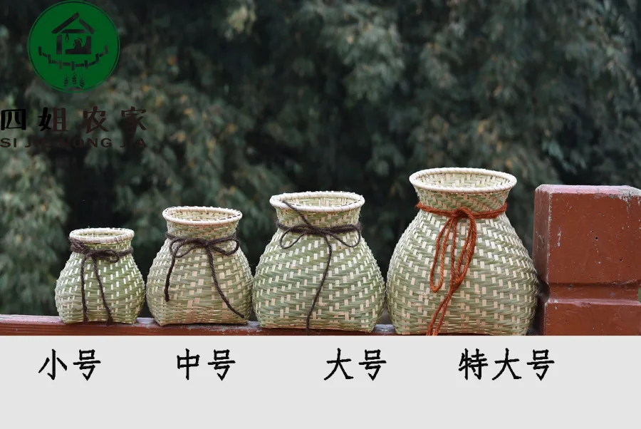 Bamboo Weaving Fish Basket Back Baskets Bamboo Basket Bamboo Fish Basket Decoration Props Basket for Flower Arranging Fish Baske