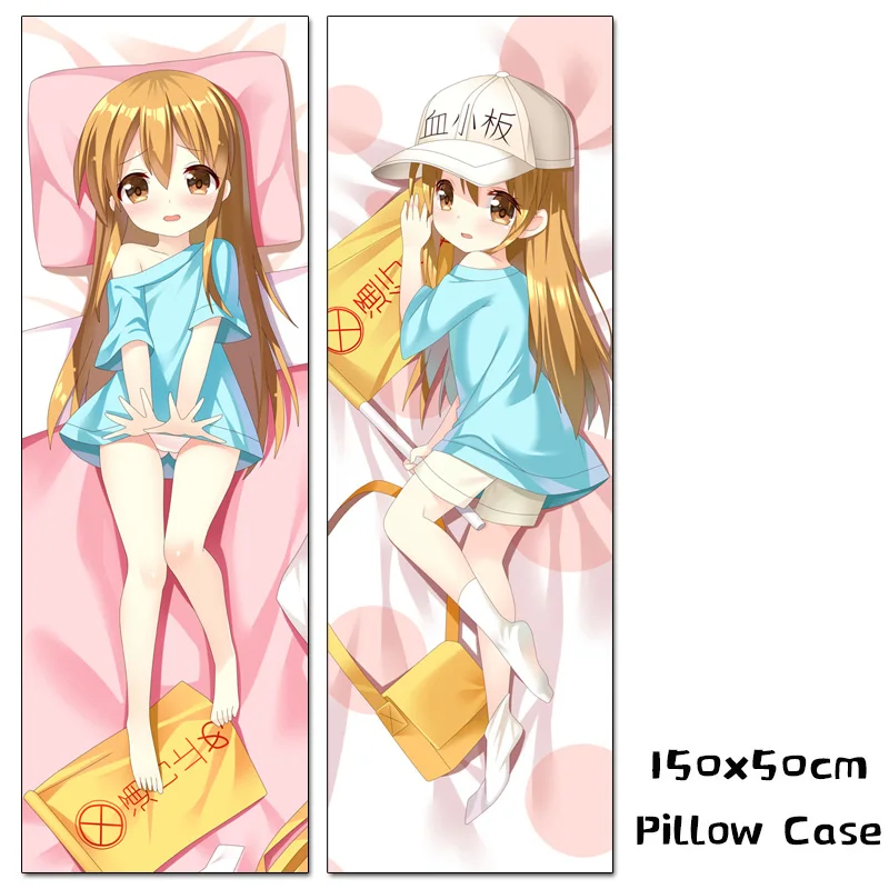 Hataraku Saibou (Cells at work!) Platelet Mini Dakimakura Keychain Phone  Strap CGJ018