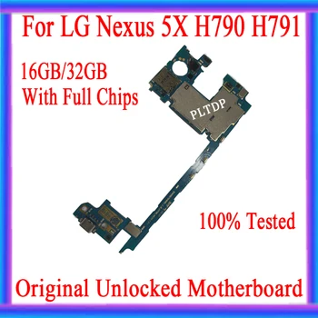 

Original Motherboard For LG Nexus 5X H790 H791 Motherboard 16GB 32GB Unlocked Mainboard Android OS Circuit board With Full Chips