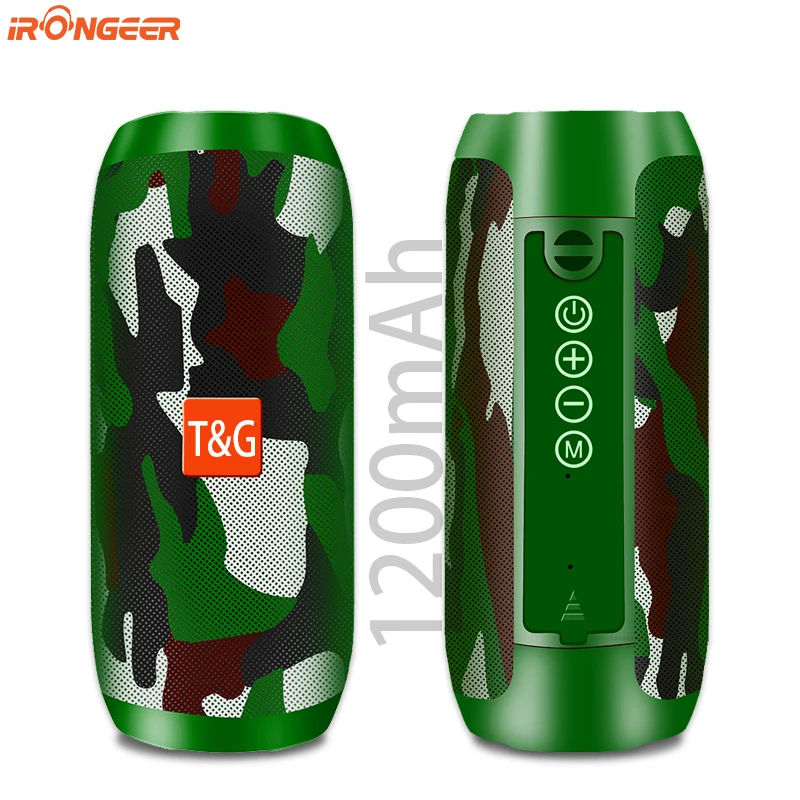 Tg117 Portable Waterproof Bluetooth Speaker Wireless Outdoor Subwoofer
