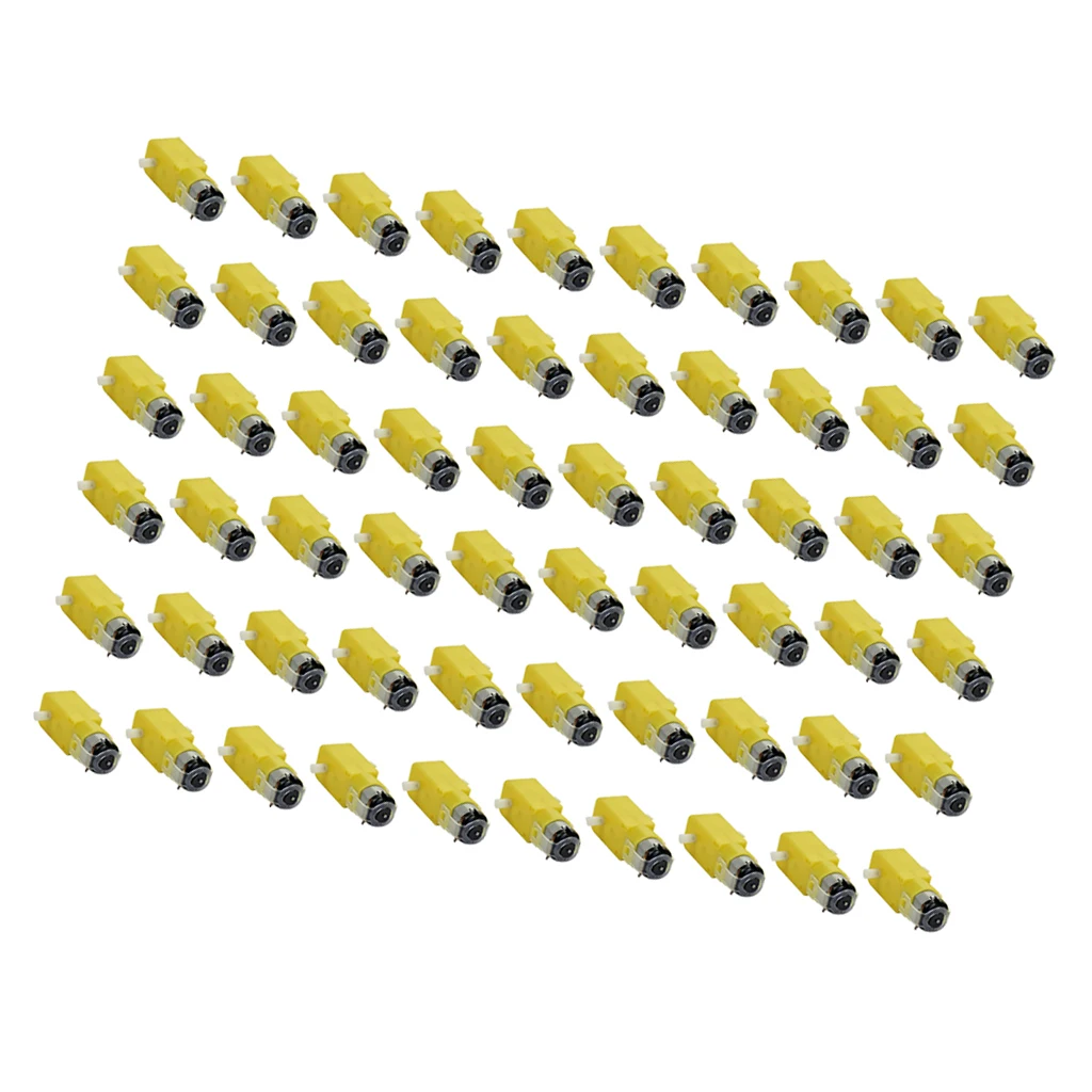 20 Pieces 3V-12V DC 70mA (3V) Robot Intelligent Car DIY Dual Shaft Gear TT Motor for Arduino Robot Car MCU 7x2.2x1.8cm 20 Pieces 3V-12V DC 70mA (3V) Robot Intelligent Car DIY Dual Shaft Gear TT Motor for Arduino Robot Car MCU 7x2.2x1.8cm