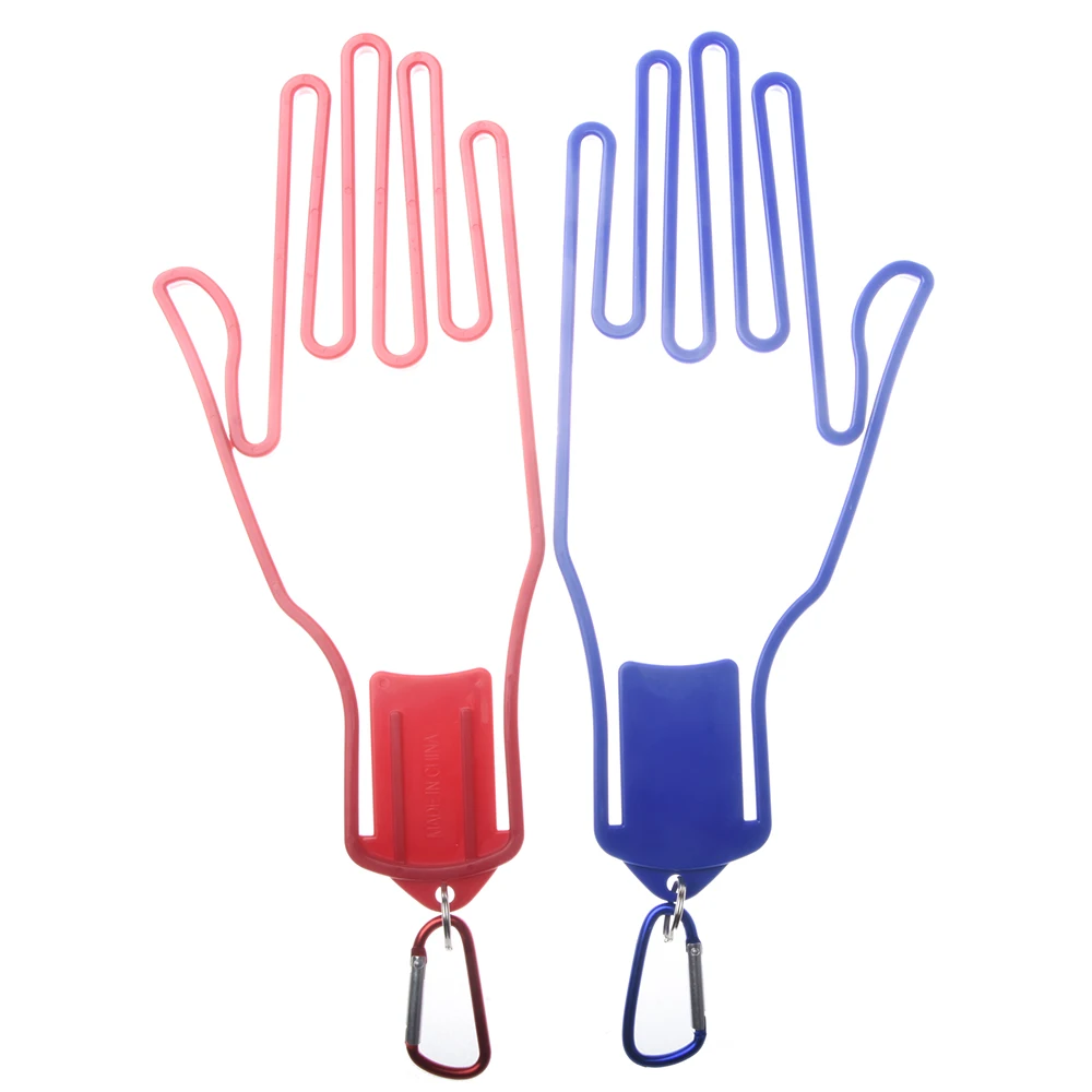 6Pcs Golf Glove Holder  Plastic Golf Gloves Rack Dryer Golf Glove Stretcher Hanger With Key Chain Golf Accessories 5