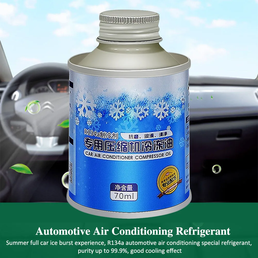 New 3pcs R134a Refrigerant Oil Compressor Oil For Car Truck Bus Automotive A/C Air Conditioning System Replacement