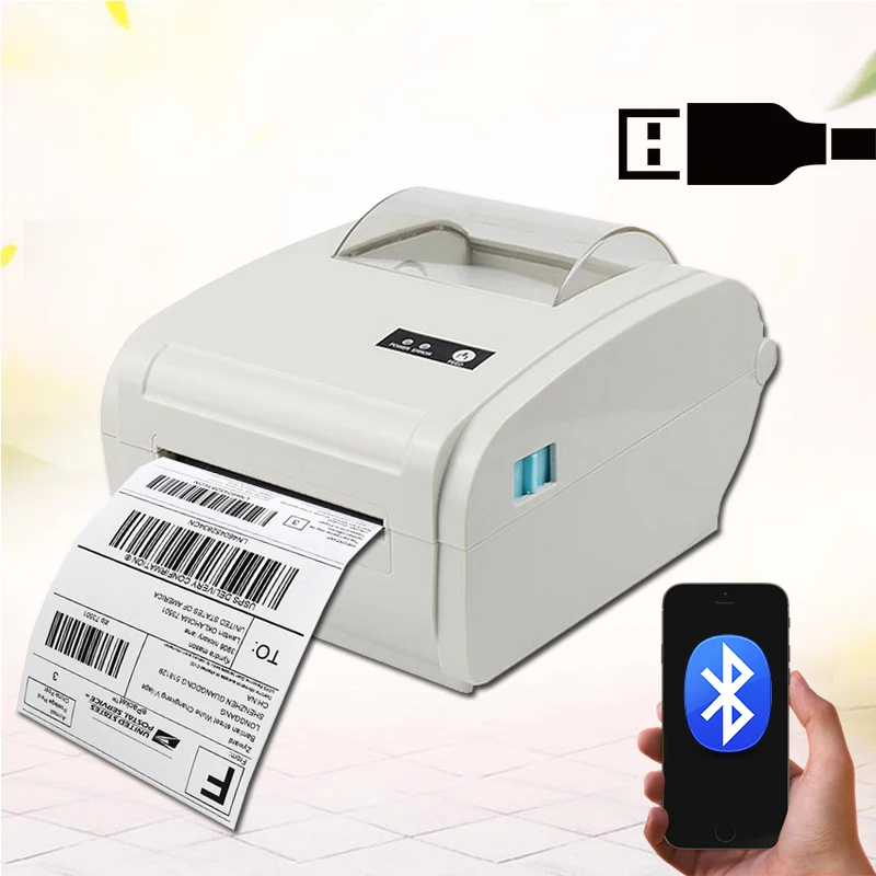 Thermal Label Printer Barcode sticker USB receipt printer for Express with print speed 160mm/s 110mm Logistic | Компьютеры и офис