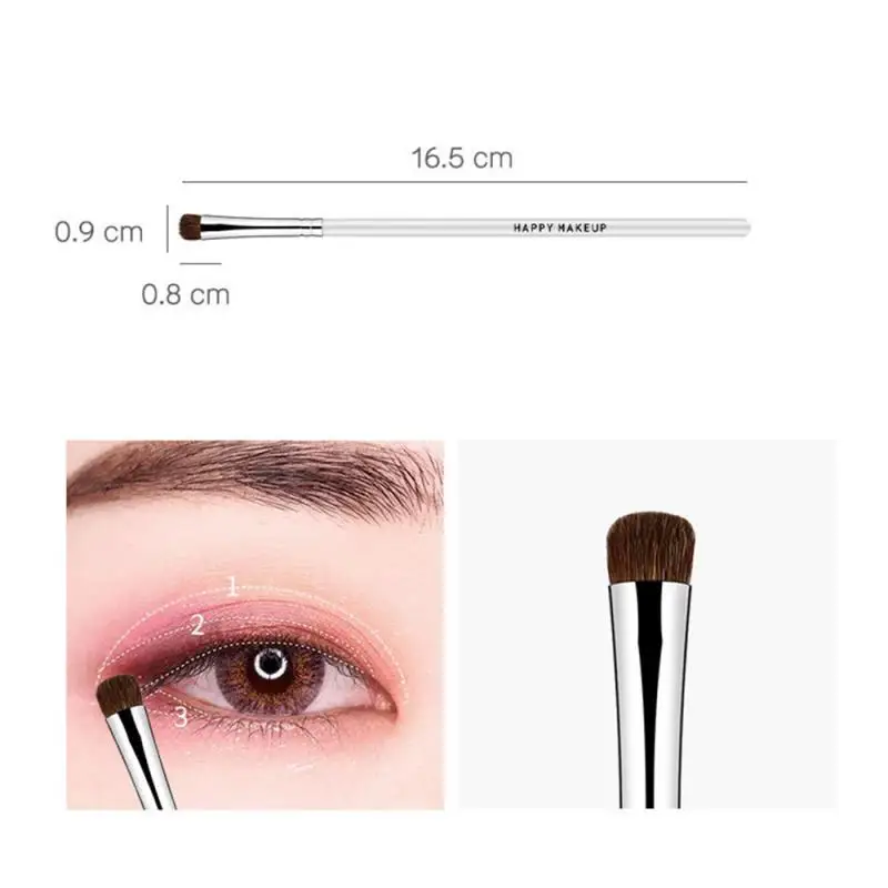 HappyMakeup 3 шт. кисточка для бровей Набор кистей подводка глаз с ресницами губами