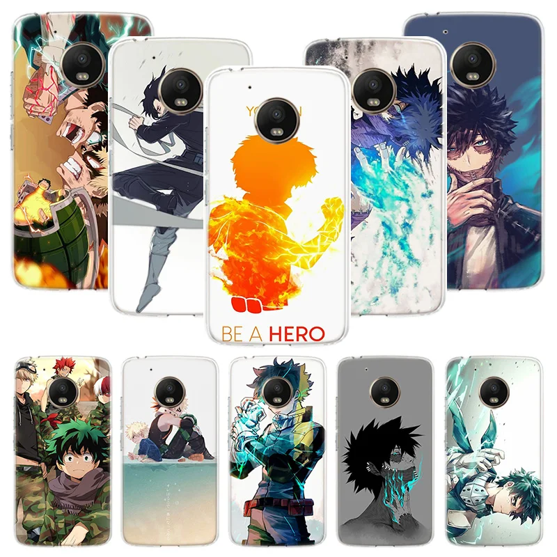 

My Hero Academia Case For Motorola Moto G7 G8 G6 G5S G5 E6 E5 E4 Plus G4 Play X4 One Power EU Customized Phone Cover