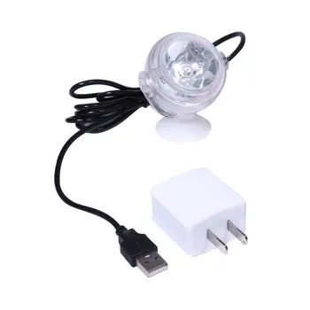 

LED Fish Tank Spotlight 1W US/EU Plug Aquarium Fish Tank Submersible LED Spotlight Lighting Underwater Lamp Drop Shipping