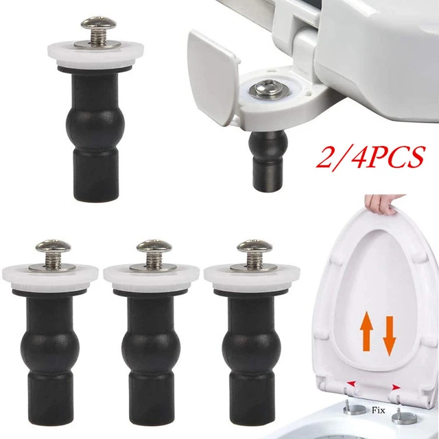 8 Pièces Fixation Abattant WC Vis Abattant WC Fixations Charnières