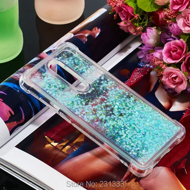 C-ку для Xiaomi Redmi K20 7A для huawei P20 Lite 3D жидкий сыпучий песок с блестками Мягкий ТПУ чехол Сердце покрытие кожи Мода 100 шт