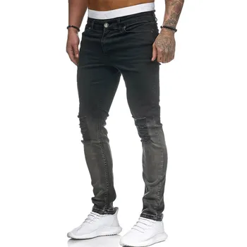 

Mens Stretch Ripped Skinny J Distressed Frayed Slim Fit Biker Pants Trousers Men