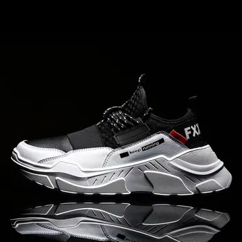 

Big Size Platform Shoes Man Sports Shoes Man Running Man Shoes Sport Sneakers for Men Black Chossure Homme Tennis Basket E-215