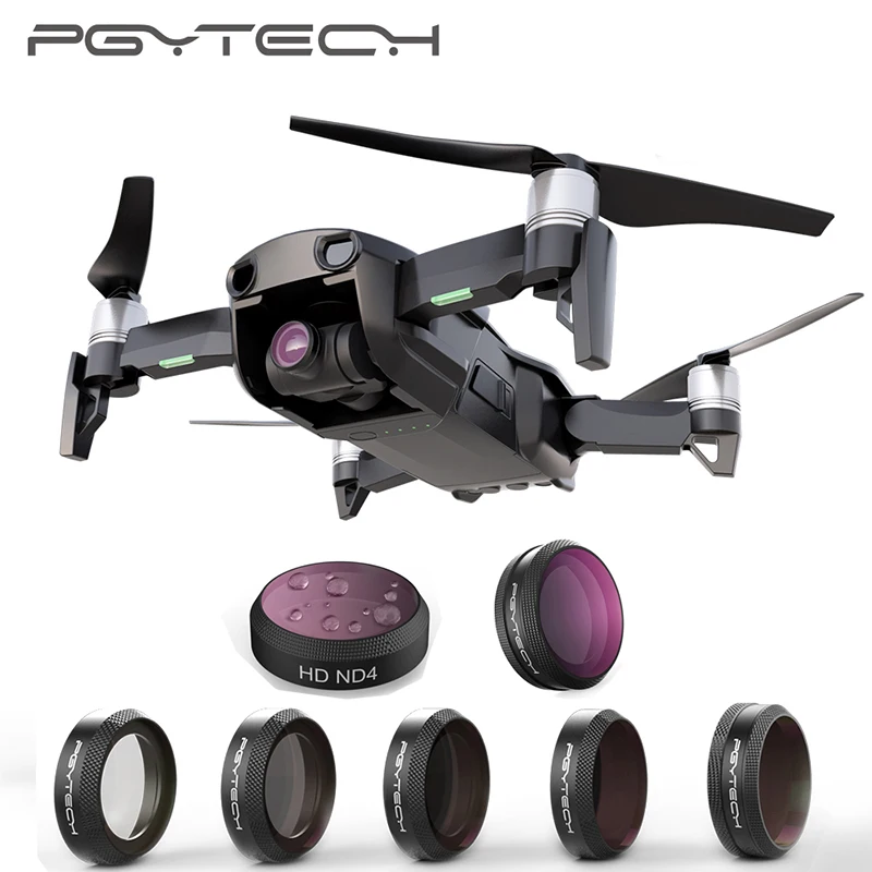 PGYTECH DJI Mavic фотофильтры фильтр объектива UV CPL ND набор фильтров для dji mavic air