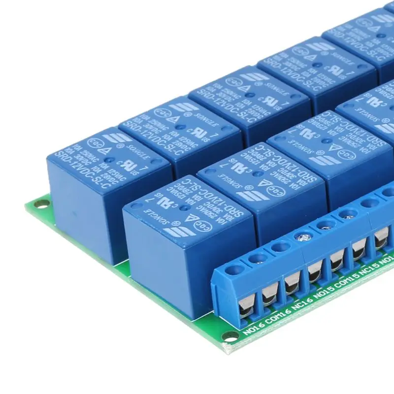 

16 Channel DC 12V RS485 Relay Module Remote Controller for PLC PTZ Camera Motors
