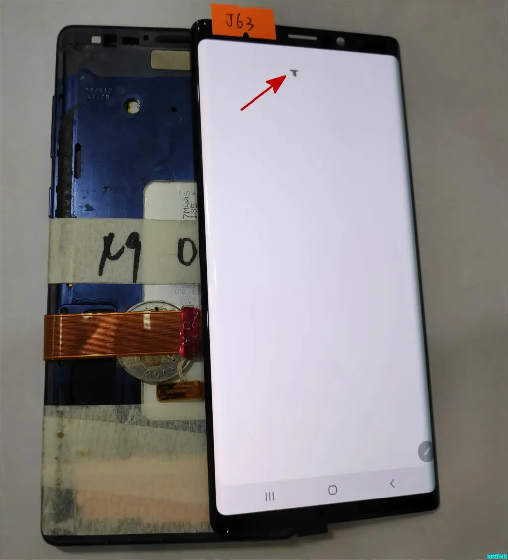 J63 Супер Amoled для samsung Galaxy Note 9 ЖК-дисплей кодирующий преобразователь сенсорного экрана в сборе N960 N960F N960D N960DS с дефектом - Цвет: J63
