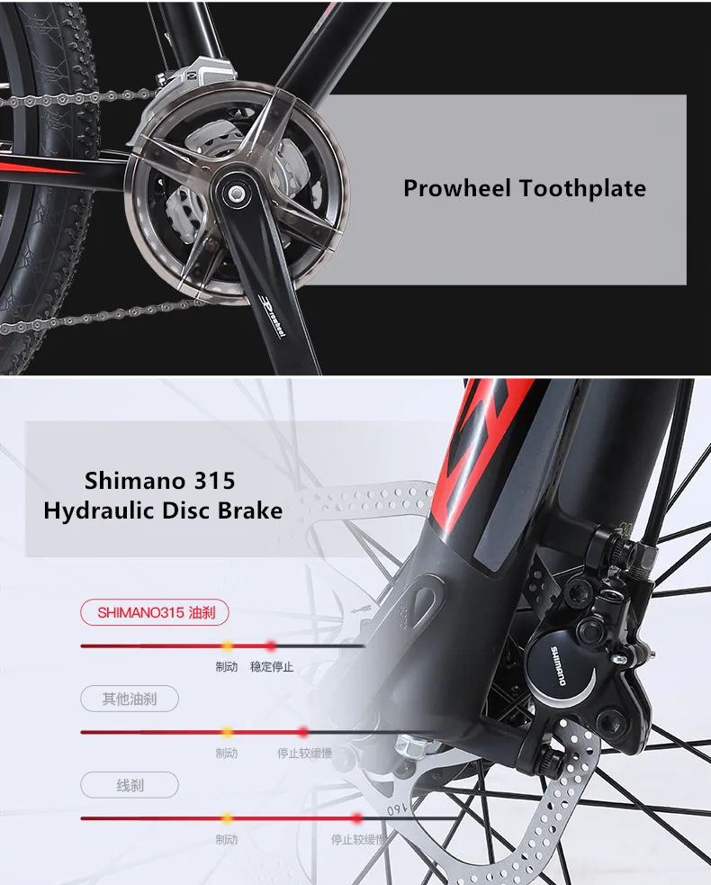 Clearance New Brand Mountain Bike Carbon Fiber Frame SHIMAN0 M370/3000 27 Speed M315 Hydraulic Disc Brake Lockable Suspension MTB Bicycle 9