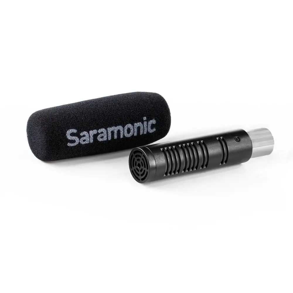 Saramonic SR-AXM3 двойной набор микрофонов вещания кардиоидный XLR направленный микрофон комплект и лобовое стекло для DSLR камеры видеокамеры