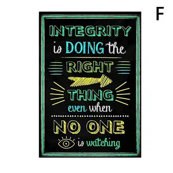 

New Motivational Classroom Wall Posters Inspirational For Students Classroom Teacher Quotes Decorations K2P2