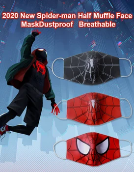 

3Pcs Adult Kids Dust Mask Spider-Man Face Mask Anti Dustproof Breathable /fog /Haze Mask Mouth Anti Washable Reusab