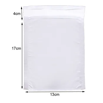 

Bubble Envelope (13*17cm + 4cm) 10 Pieces White Envelope Bubble Bag Foam Collision Postage Delivery Bag Packaging Supplies