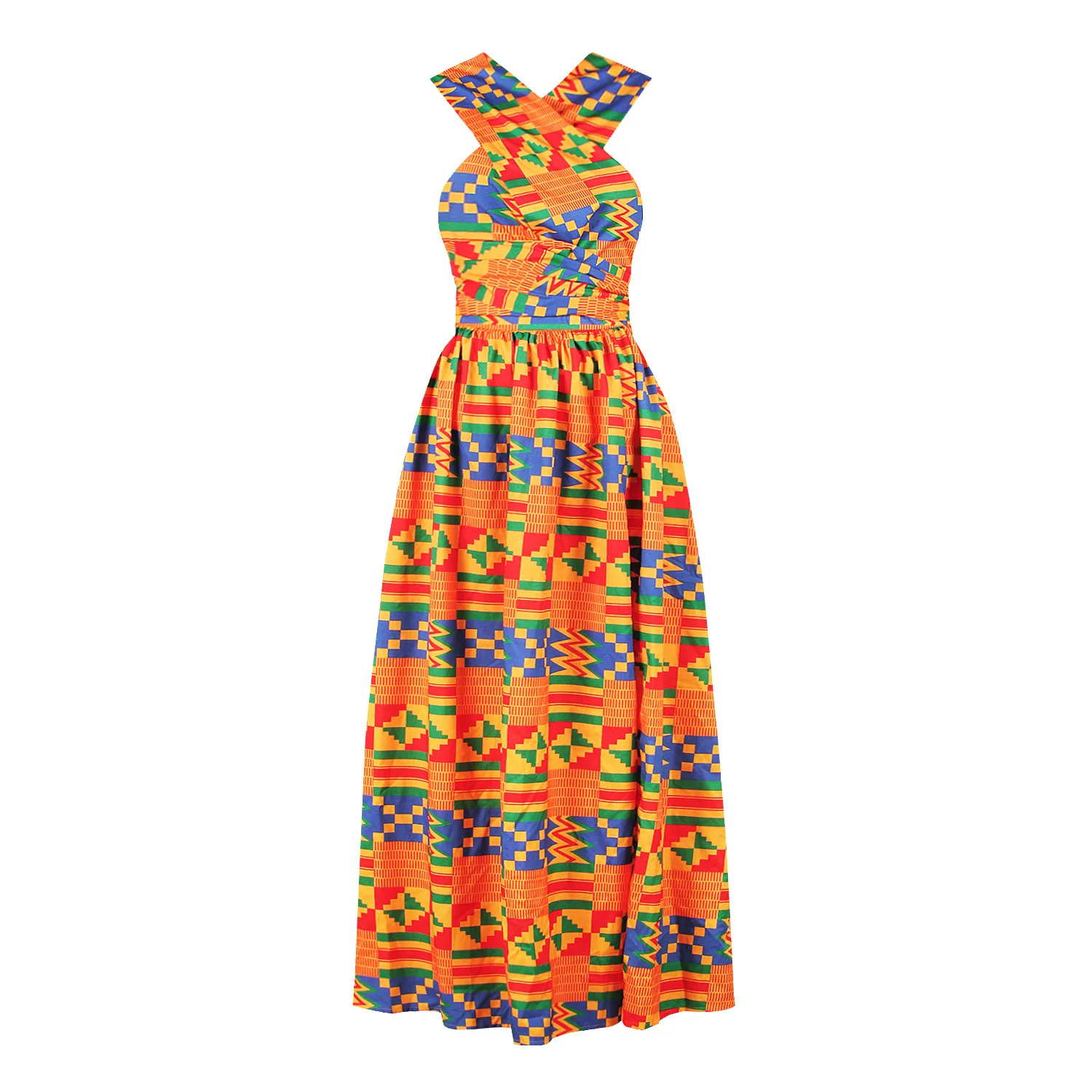 Longue Robe Africaine Wax Pour Femmes 35 Longue robe africaine wax pour femmes 34