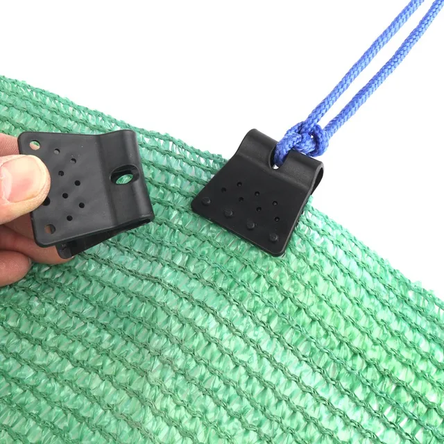 2 ~ 50Db Napernyő Nettó Klipek Pillangó Típusú Üvegházhatású Film Clip Kerti Mezőgazdasági Eszközök Szélálló Horog Azonnali Grommet - Image 5