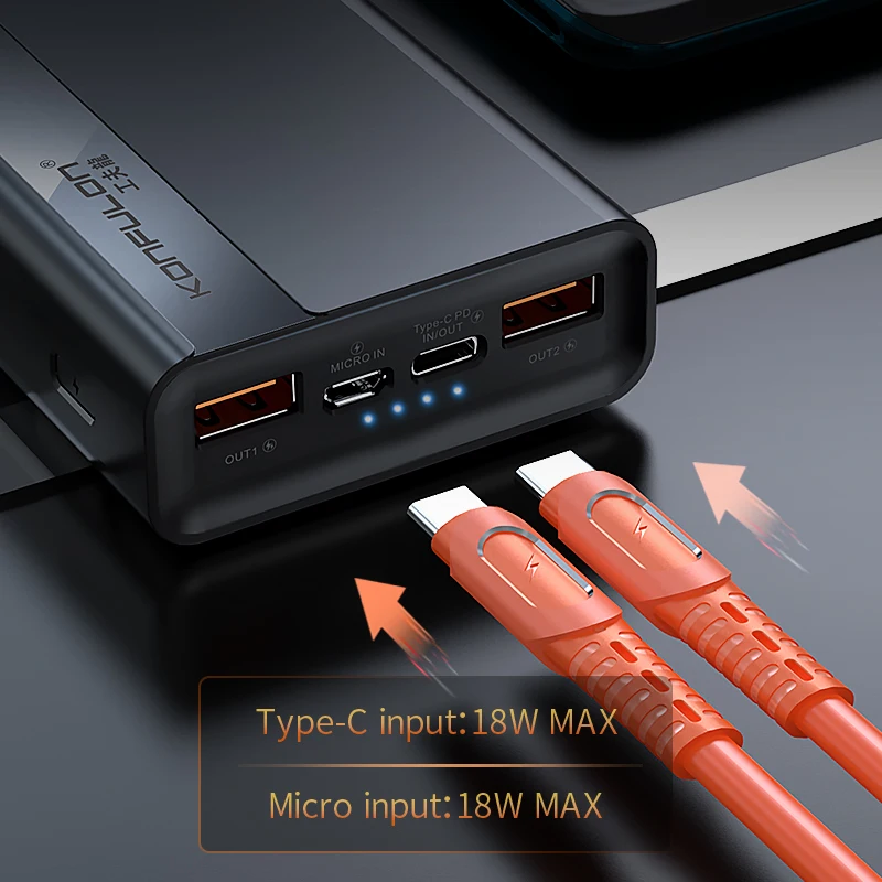 20000 мАч быстрой зарядки Power Bank 22 5 Вт блок питания для Vivo PD QC3.0 быстрое зарядное