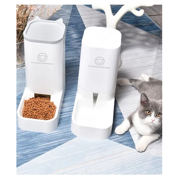 

3.8L Automatic Smart Pet Feeder for Pet Cat or Dog Travel Water Dispenser and Food Feeder Gravity Feeder for Small Puppy Animals