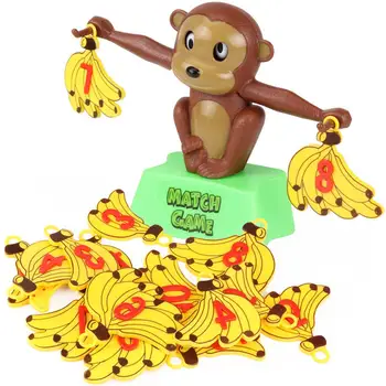 

Balance Toy Math Game Balance Parent-child Interactive Teaching Game Monkey Hanging Banana Balance Toy Party Games