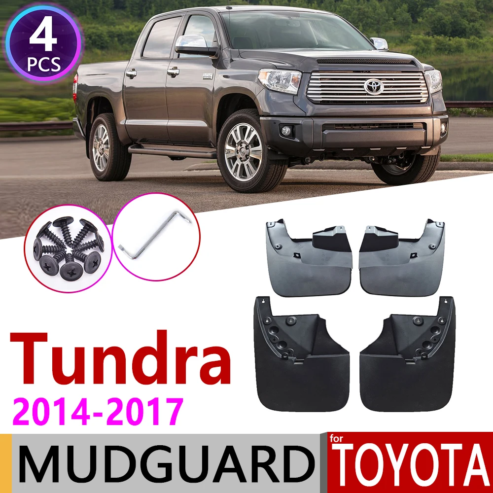 4 шт. спереди и сзади автомобиля брызговик для Toyota Tundra XK50 2014 2015 2016 2017 крыло