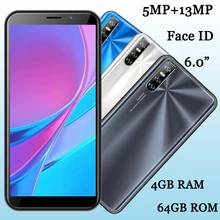 Smartphone Y8p, Android libre, Quad Core, 4GB RAM, 64GB ROM, pantalla de 6,0