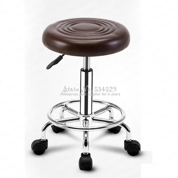 

21%New European Bar Stool Bar Chair Beauty Chair Back Stool Rotating Lift Bar Stool High Stool Fashion Bar Chair